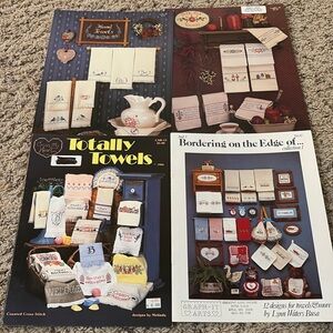 Needlepoint/cross stitch pattern books